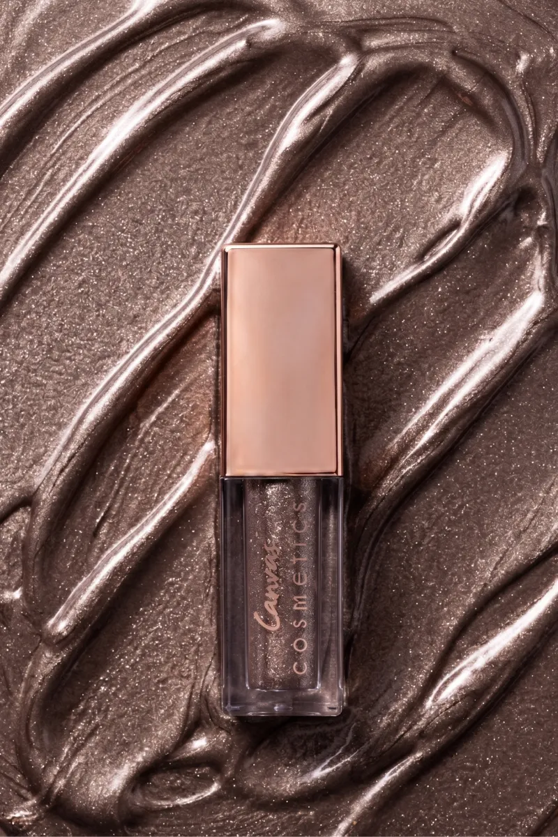 Nickel Liquid Glitter Eyeshadow - Image 3
